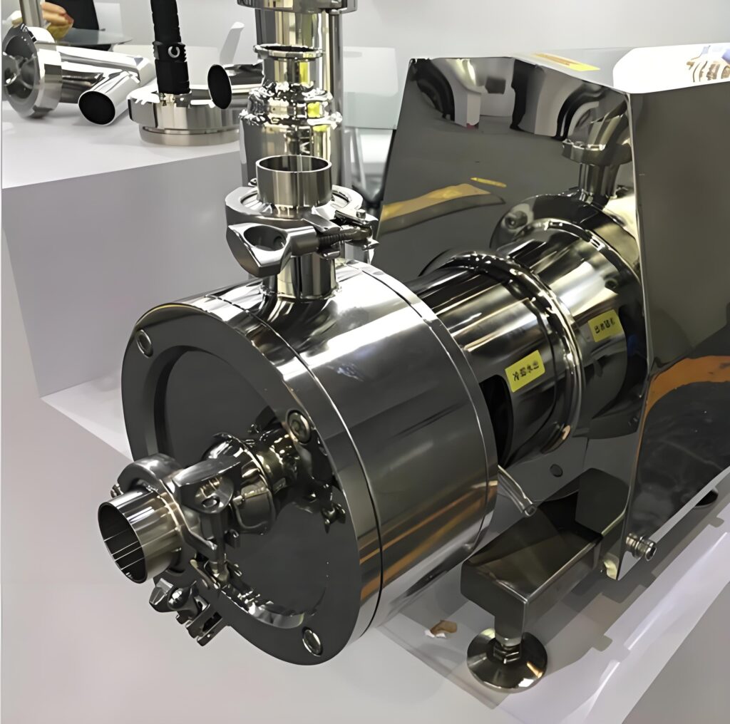 Homogenizer pump inline mixing pump